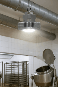 UFO high bay light for food processing facilities