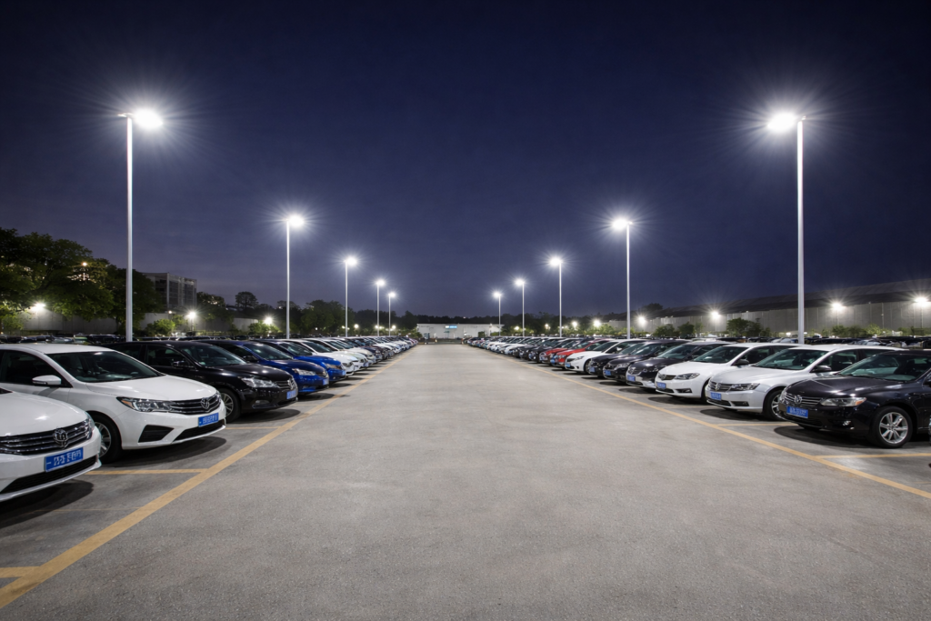led light for parking lot 