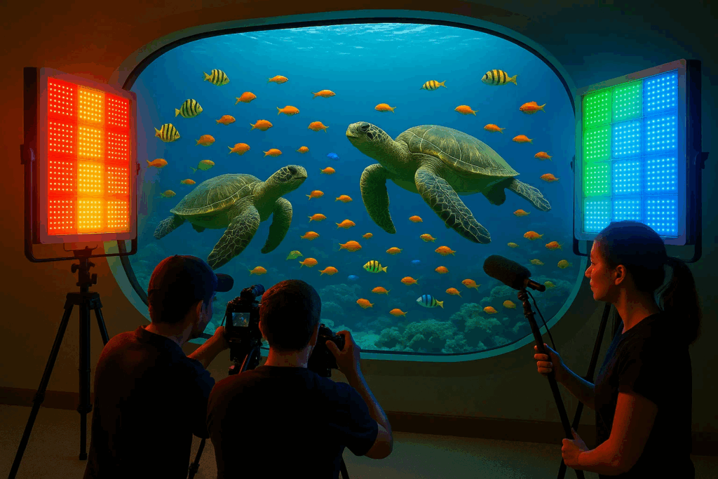 submersible led RGBWW flodo light for filming