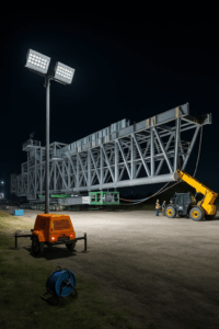 Nighttime Construction Illumination