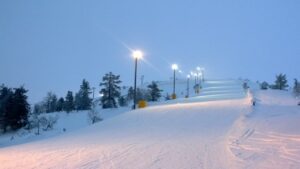 led light for skiing center