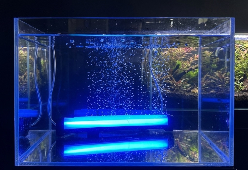 light stick in the water tank