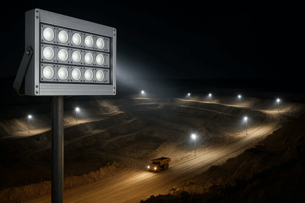 led lights for open mine