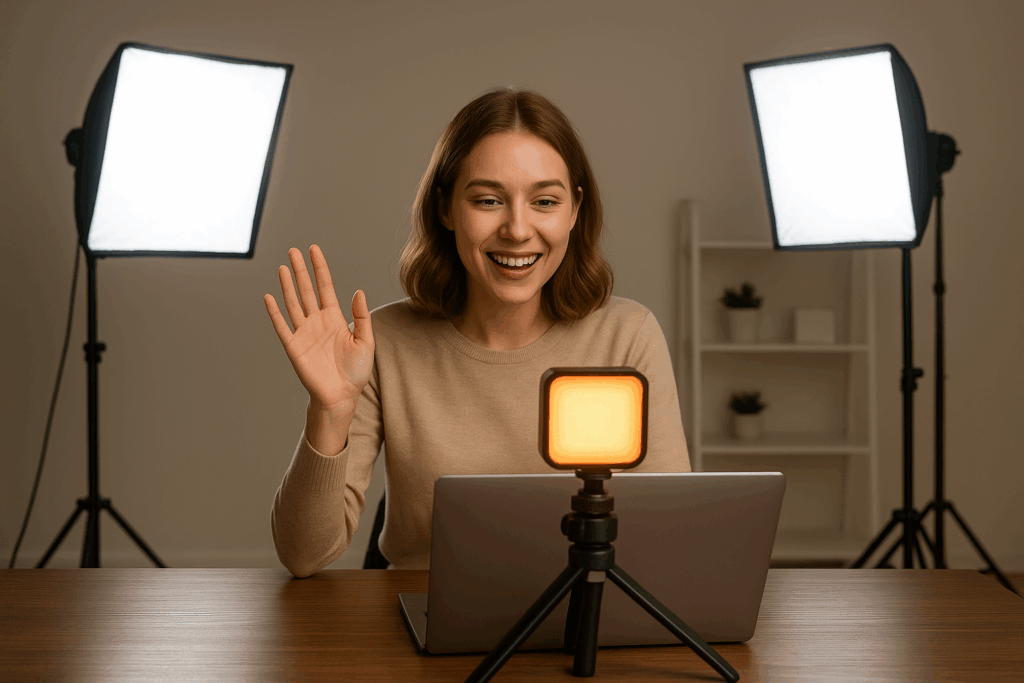LED video light for Live Streaming